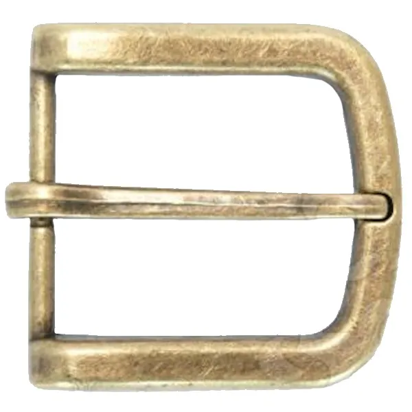 Design Gürtelschnalle Altmessing von Umjubelt